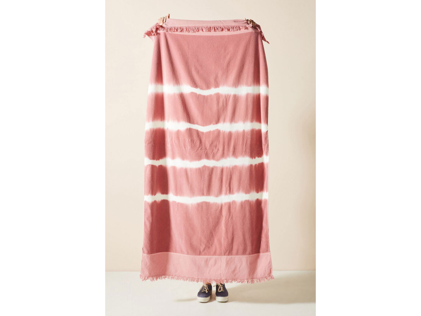 Anthropoligie Stripe-Dyed Beach Towel