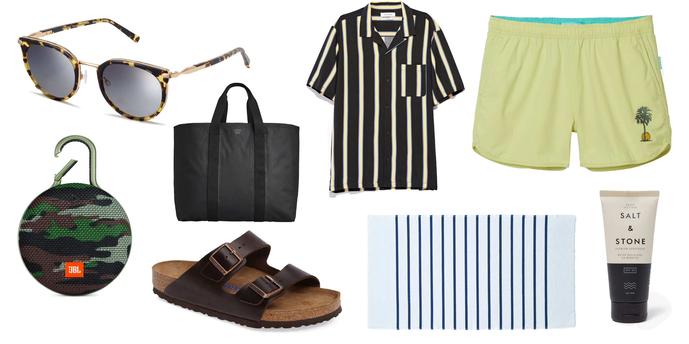 12 Men's Beach Style Essentials to Pack for Vacation