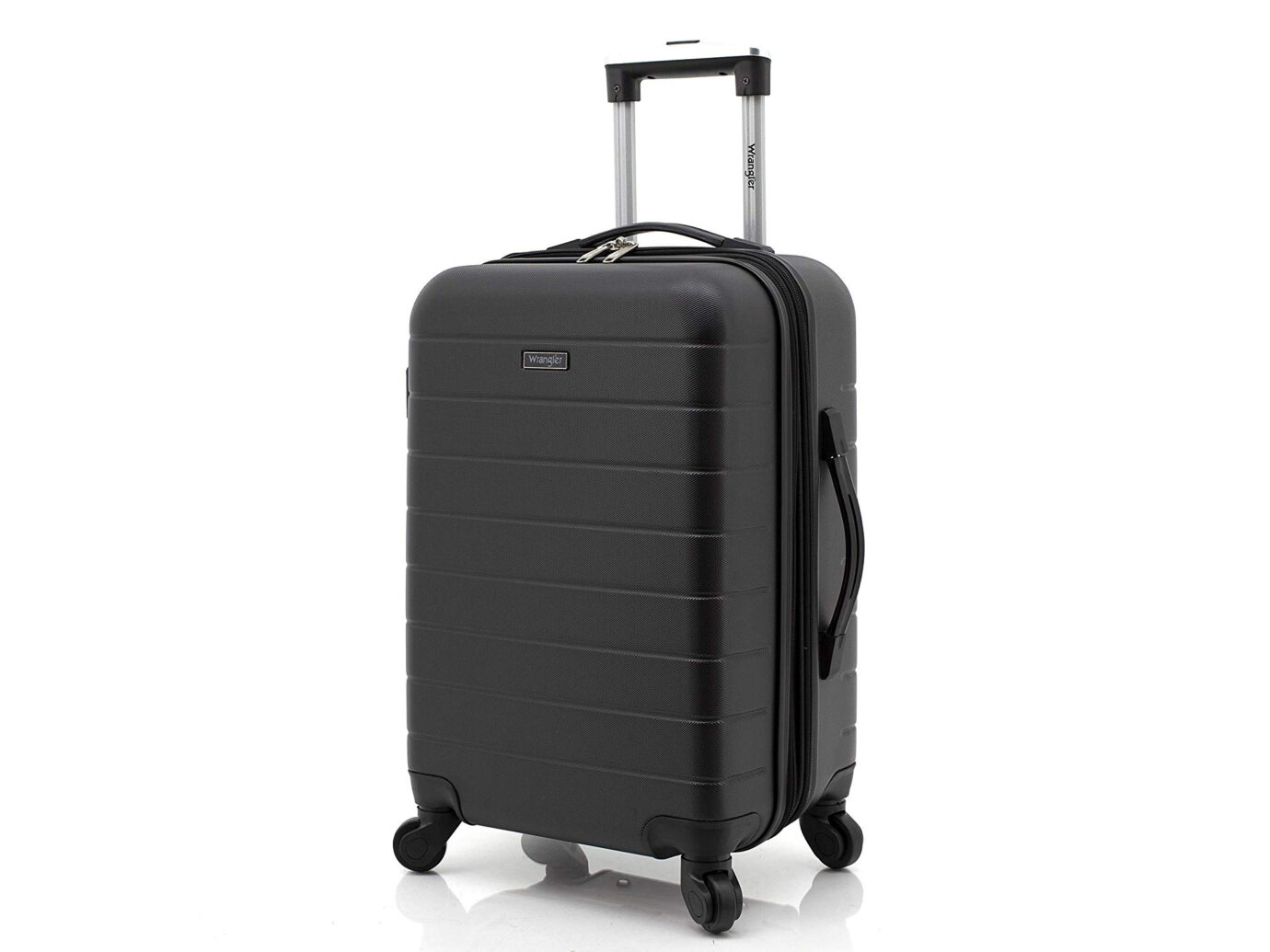 Wrangler 20-Inch Smart Spinner Carry-On Luggage