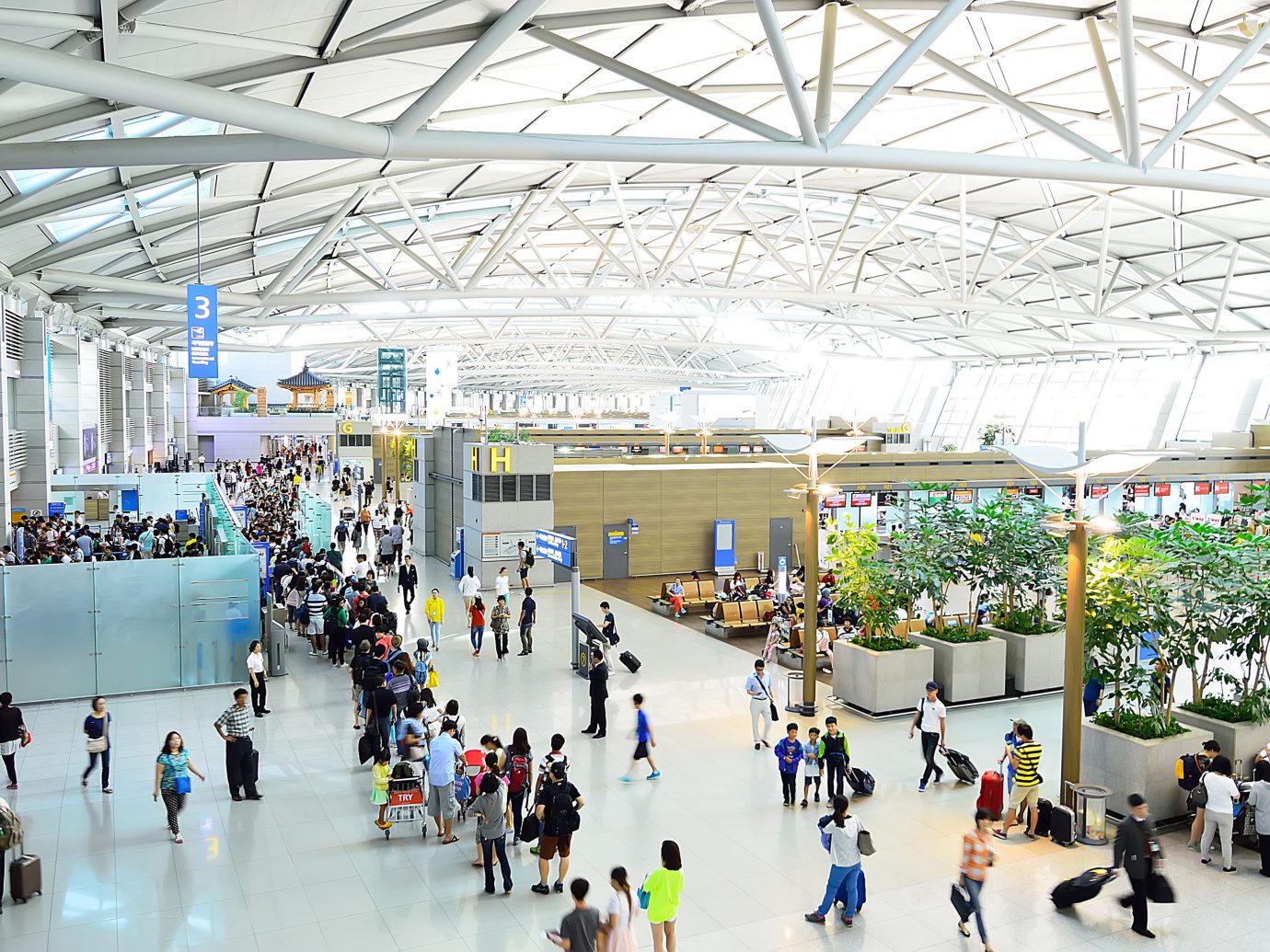 Offbeat Travel Tips indoor ceiling building shopping mall rink airport terminal airport group people ice rink retail public transport area several line