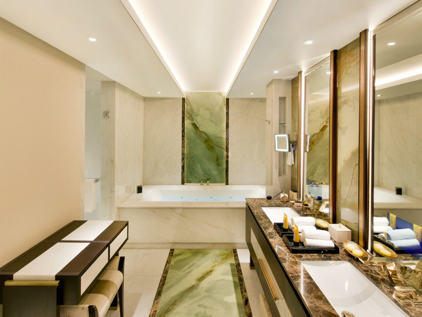 Hotels Luxury Travel indoor wall bathroom ceiling interior design counter sink Lobby interior designer daylighting