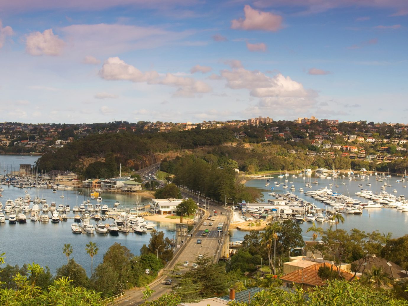 Outdoors + Adventure Sydney water outdoor sky Boat City marina Nature Lake River Harbor bird's eye view Sea bay Coast aerial photography horizon suburb cloud panorama tree reservoir dock port inlet skyline tourism shore overlooking surrounded several