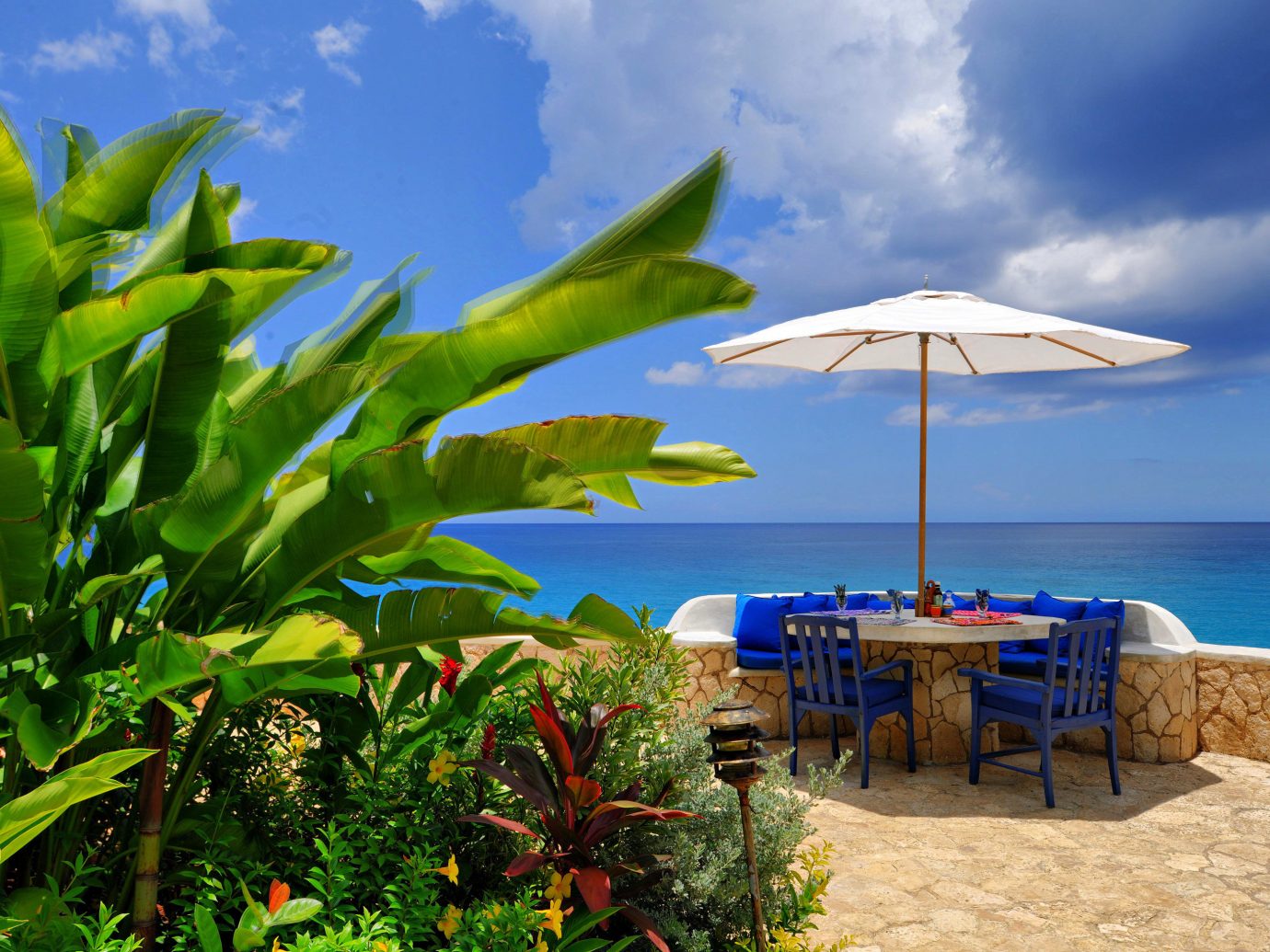 Table With A View At The Caves Hotel In Jamaica, An Adults-Only Luxury Resort