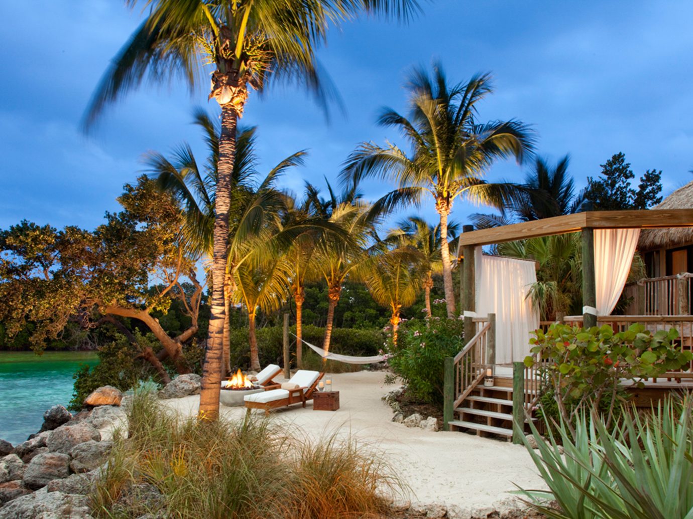Beachfront cabin at Little Palm Island Resort & Spa, Florida Keys
