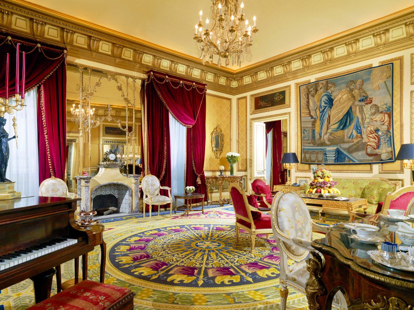 Boutique Hotels Italy Luxury Travel Romantic Hotels Rome indoor room palace Living estate Lobby interior design mansion living room ballroom furniture
