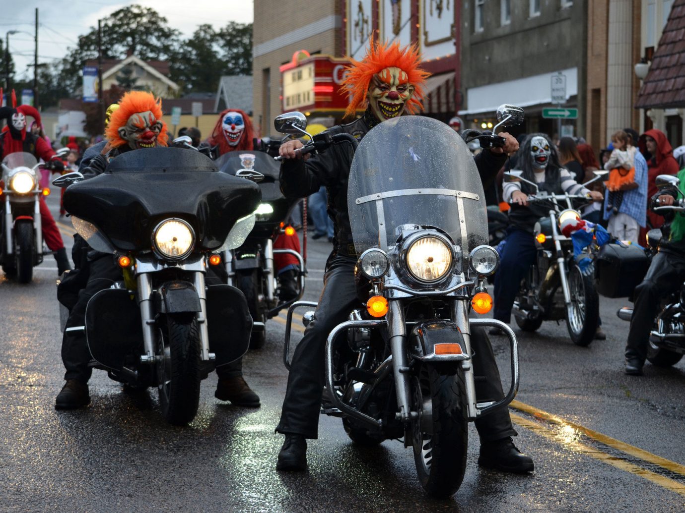 costume festival festive fun halloween holiday motorcycle parade people road streets Trip Ideas outdoor car motorcycling vehicle police demonstration