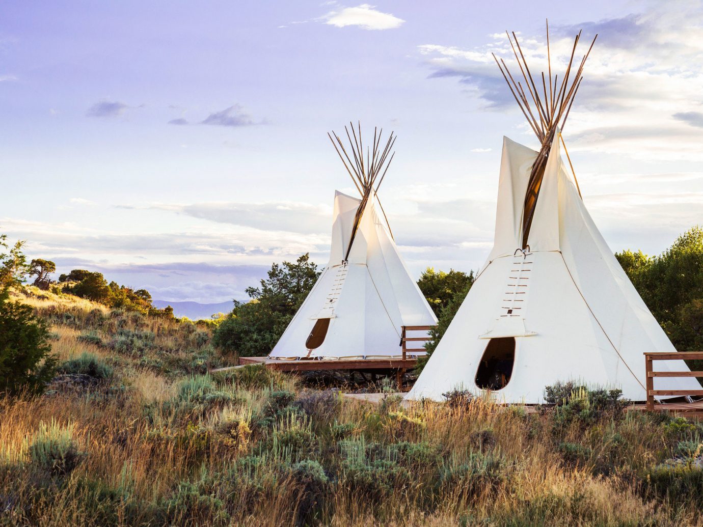 artistic artsy calm Hip isolation Nature Outdoors remote serene teepee trendy Trip Ideas tepee building grass outdoor sky windmill tree field rural area mill wind tower grassy