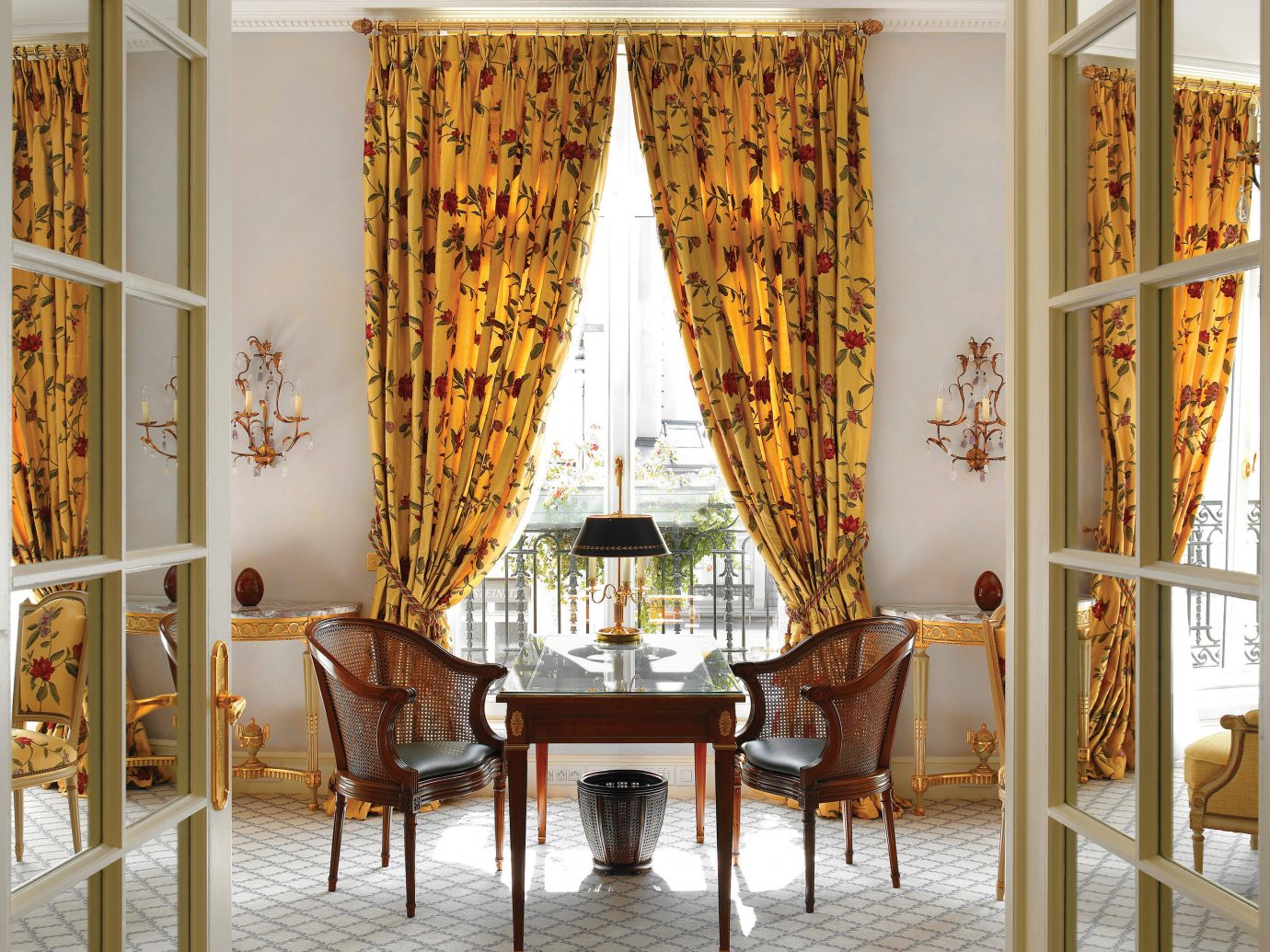 Hotels indoor room dining room curtain interior design window treatment home textile window covering living room Design window