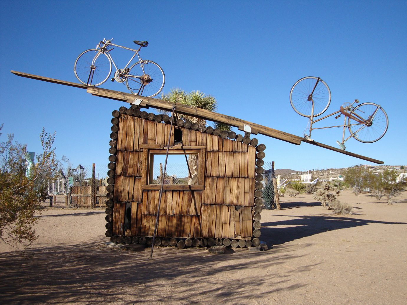 Art instillations in the Mojave Desert