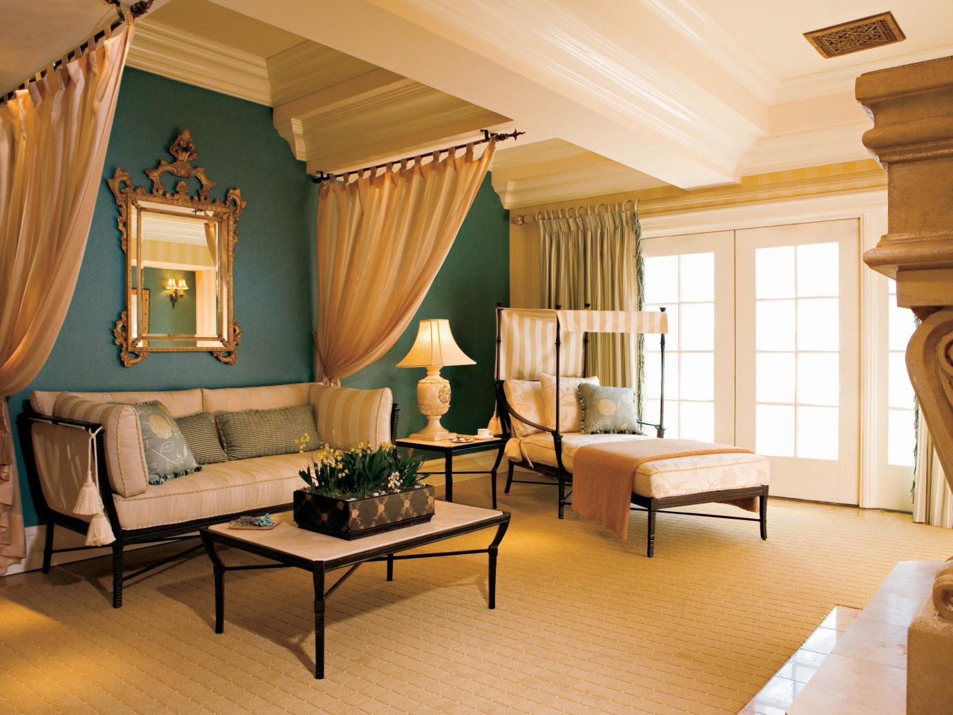Living Room At Fairmont Grand Del Mar In San Diego, Ca, Usa