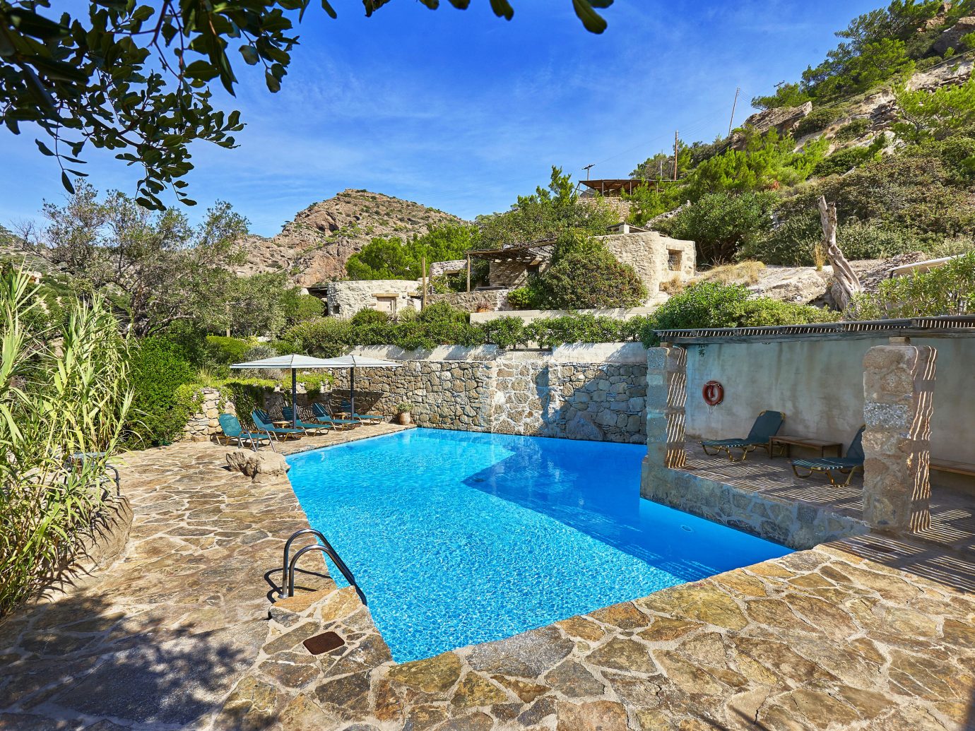 Trip Ideas outdoor swimming pool vacation estate Nature bay Villa Sea blue Resort stone