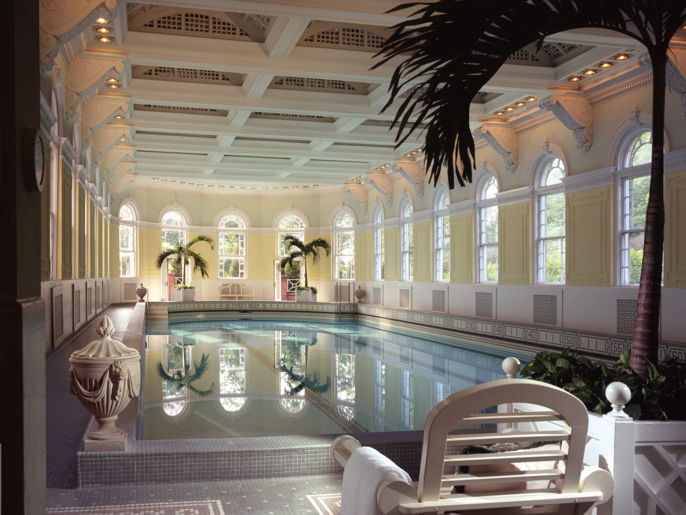 Romance Trip Ideas Weekend Getaways swimming pool interior design estate Lobby ceiling hotel condominium amenity furniture