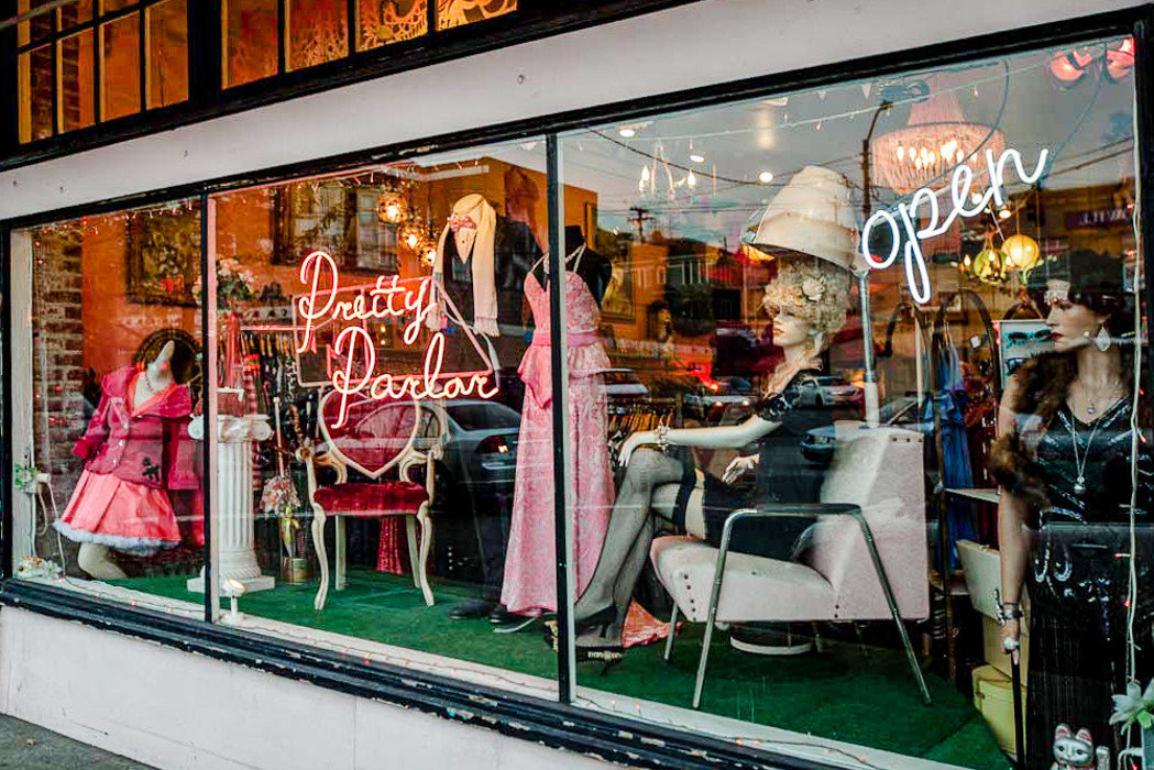Travel Shop display window retail window shopping street advertising Shop