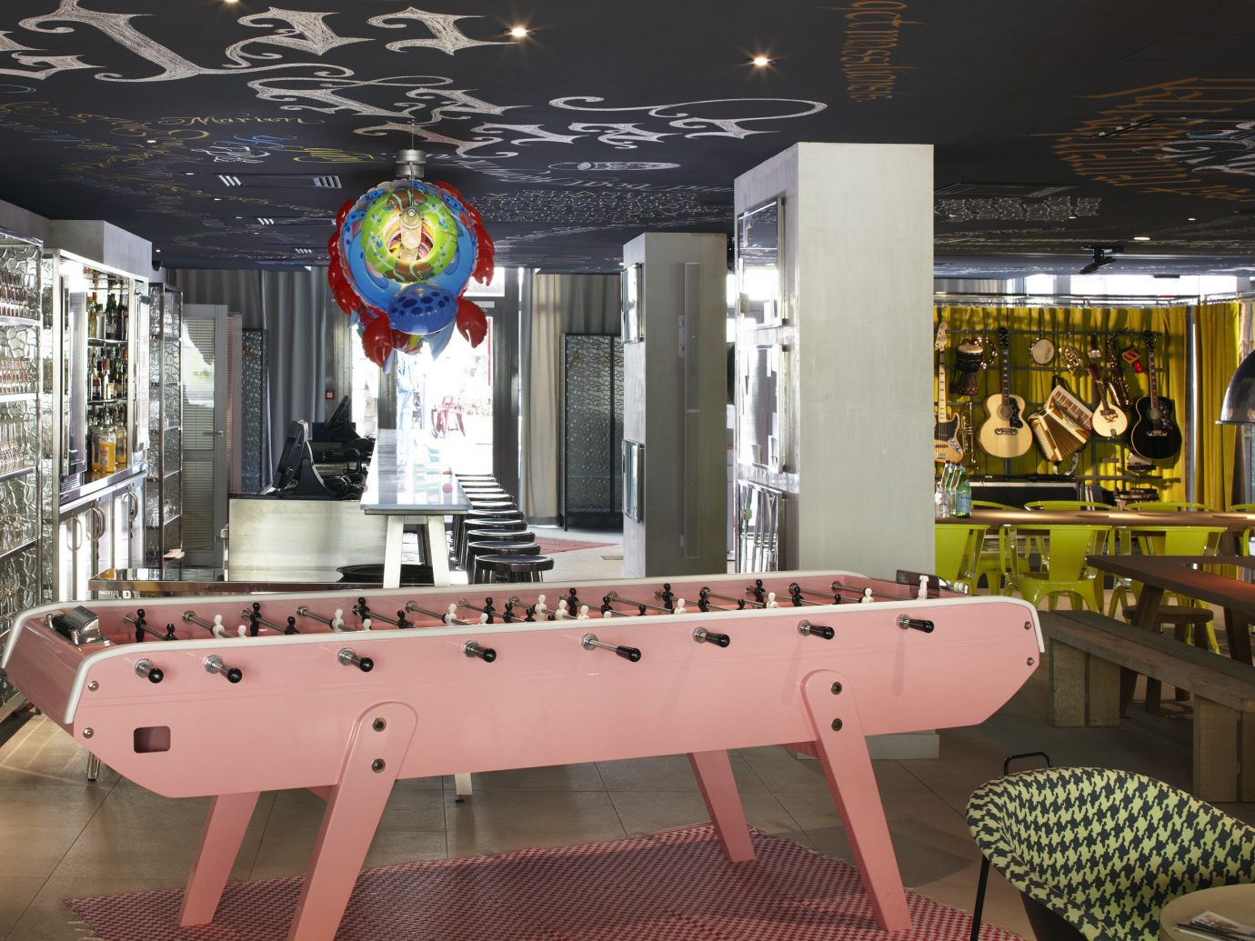 Offbeat indoor restaurant Design interior design Bar
