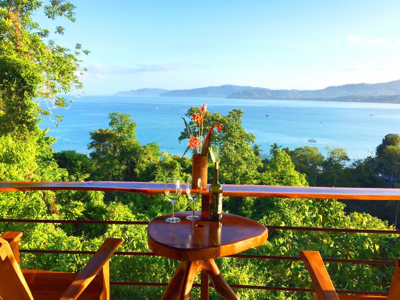 View from Drake Bay Getaway Resort on the Osa Peninsula in Costa Rica