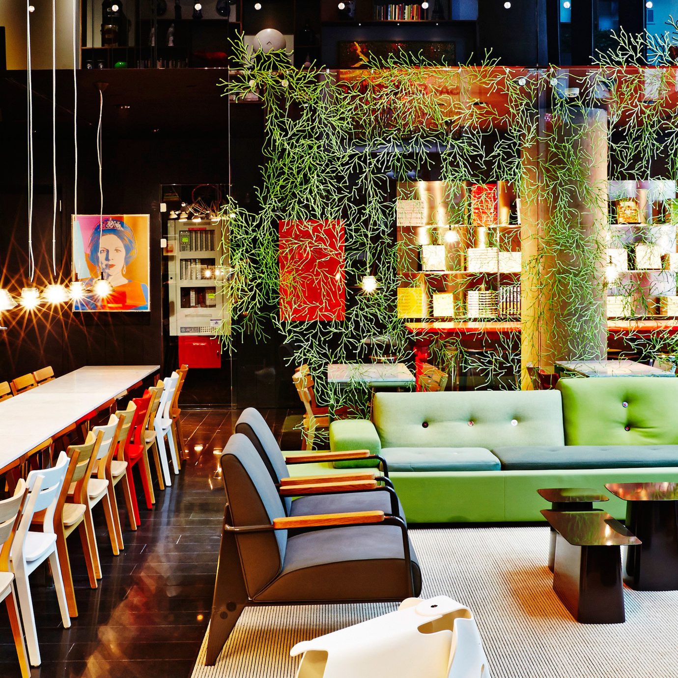Budget City Design Lobby Lounge Modern table meal restaurant floristry interior design