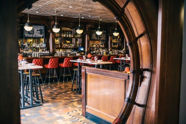 Trip Ideas indoor floor man made object Bar restaurant Winery interior design Dining store