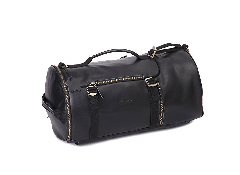 Style + Design bag accessory luggage black suitcase shoulder bag handbag leather hand luggage case
