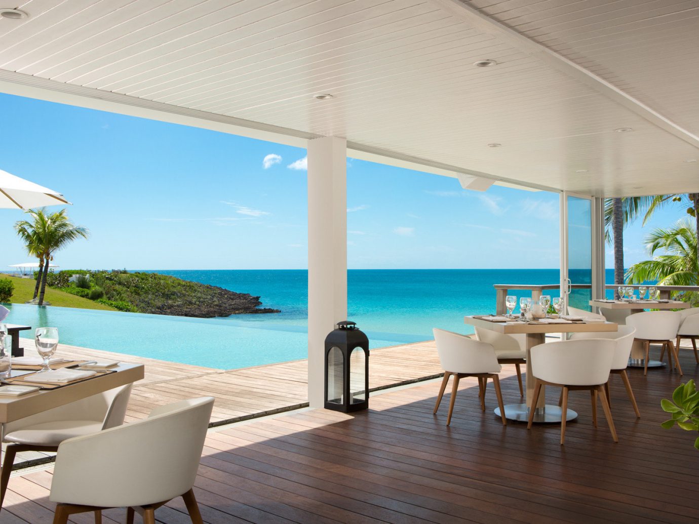 Restaurant view at The Cove Eleuthera
