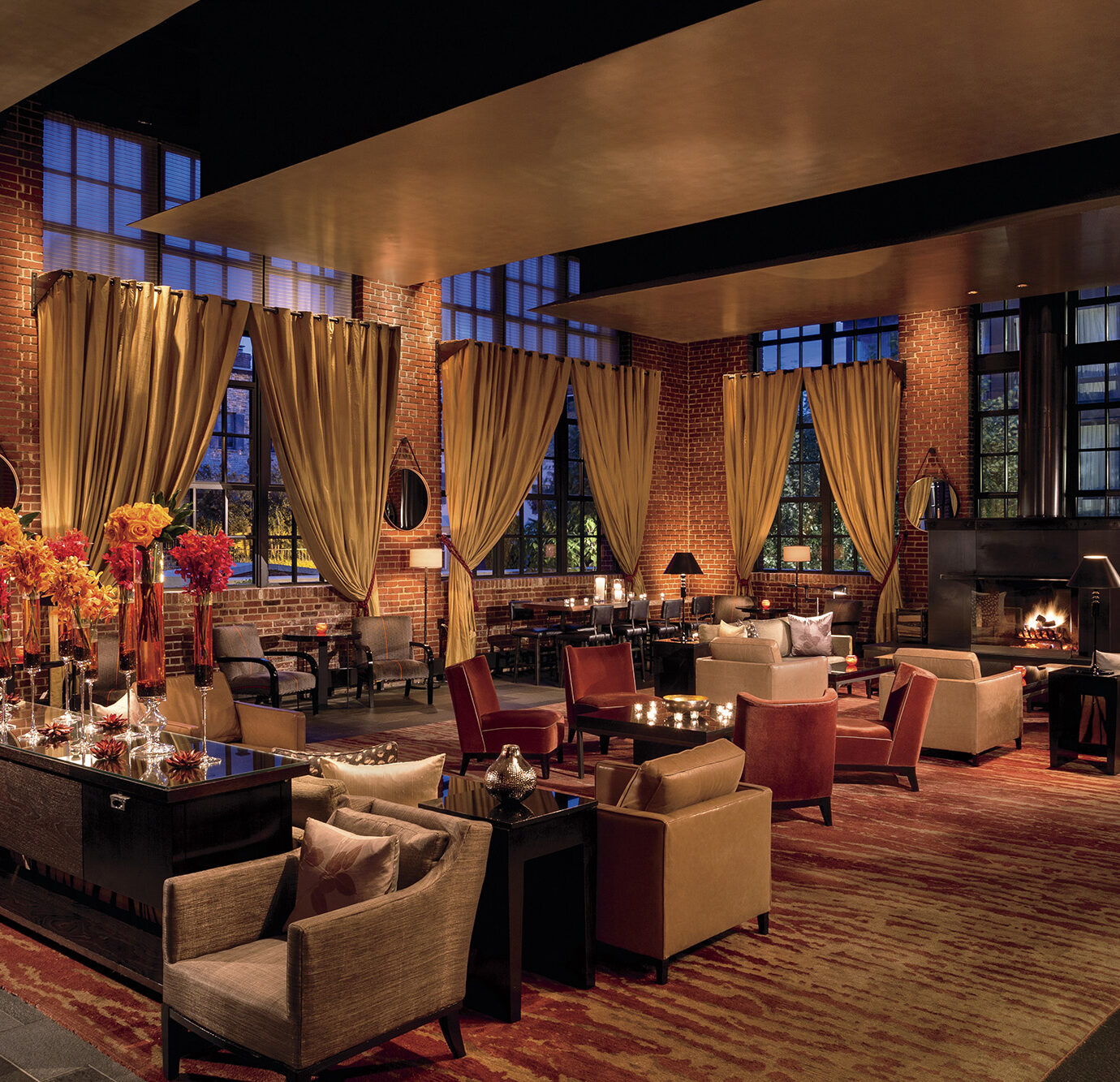 Dining room at The Ritz-Carlton Georgetown, Washington, D.C.