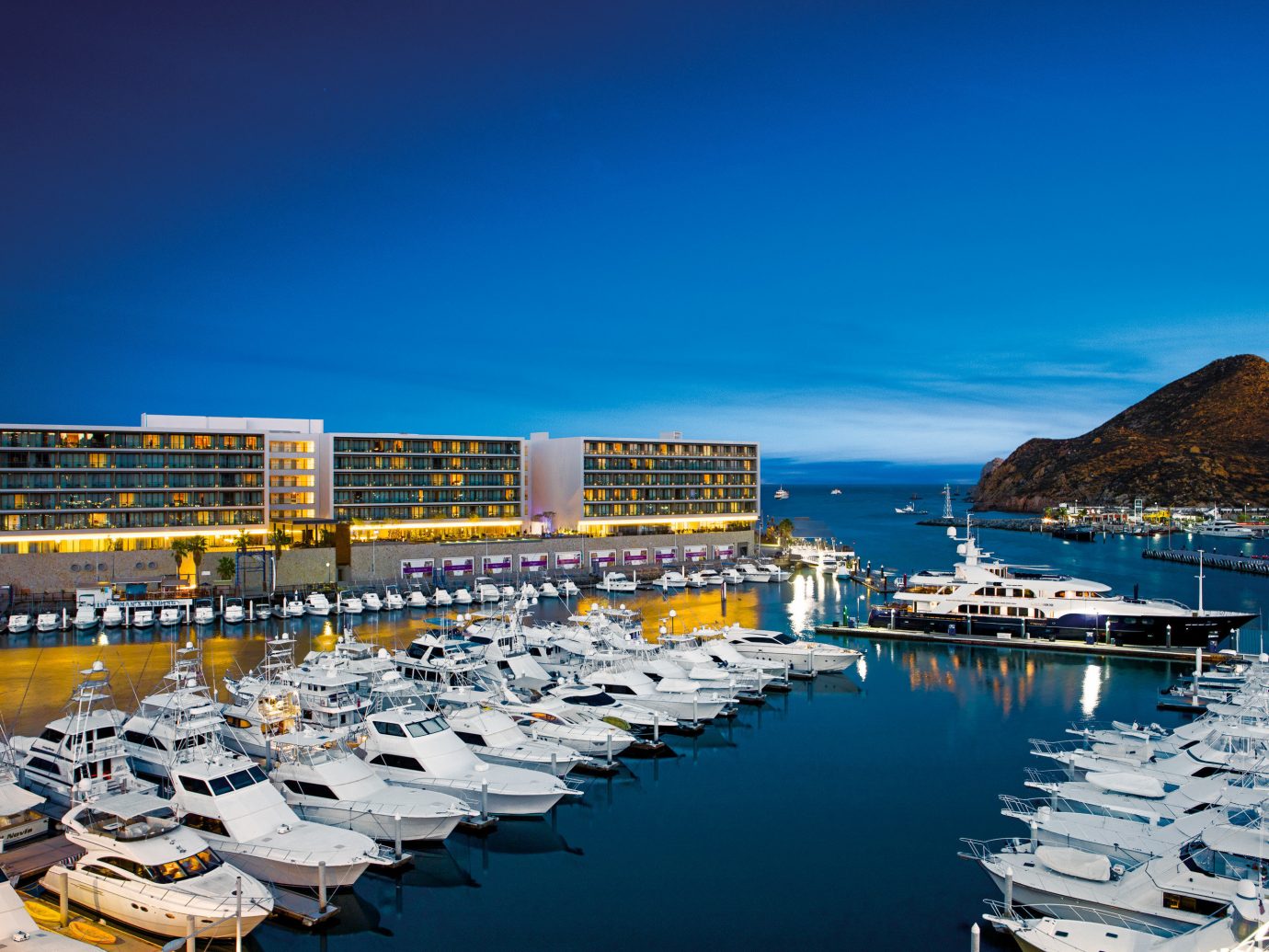 Exterior view of the harbor at Breathless Cabo San Lucas