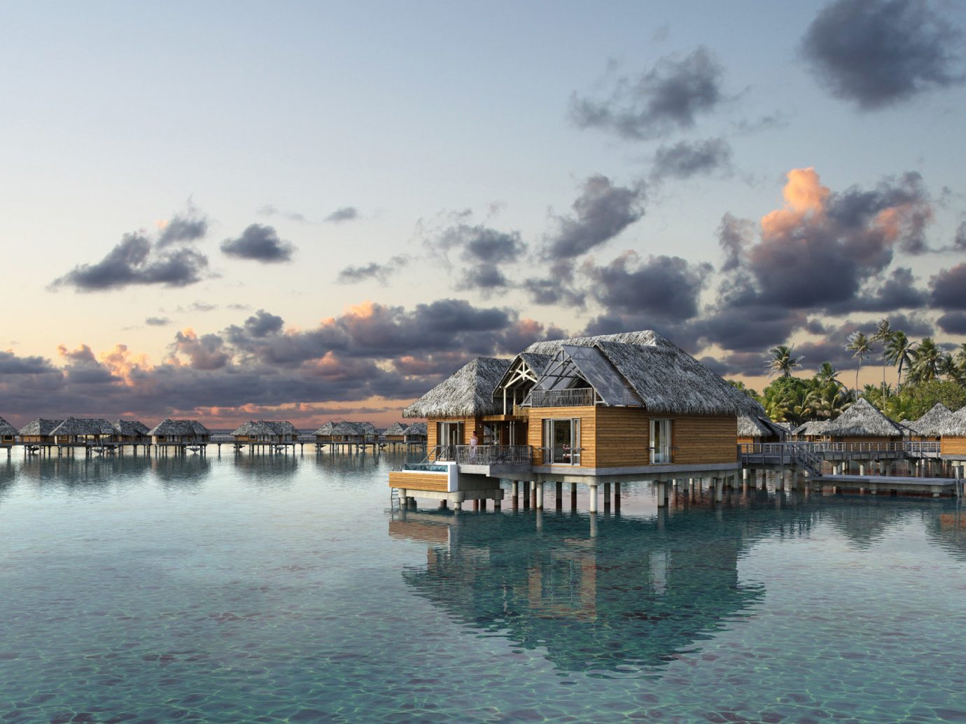 Hotels outdoor sky water reflection waterway scene cloud tree morning house evening Lake tourist attraction River Sea calm Sunset landscape dawn bayou plant dusk bank dock traveling tourism sunrise day