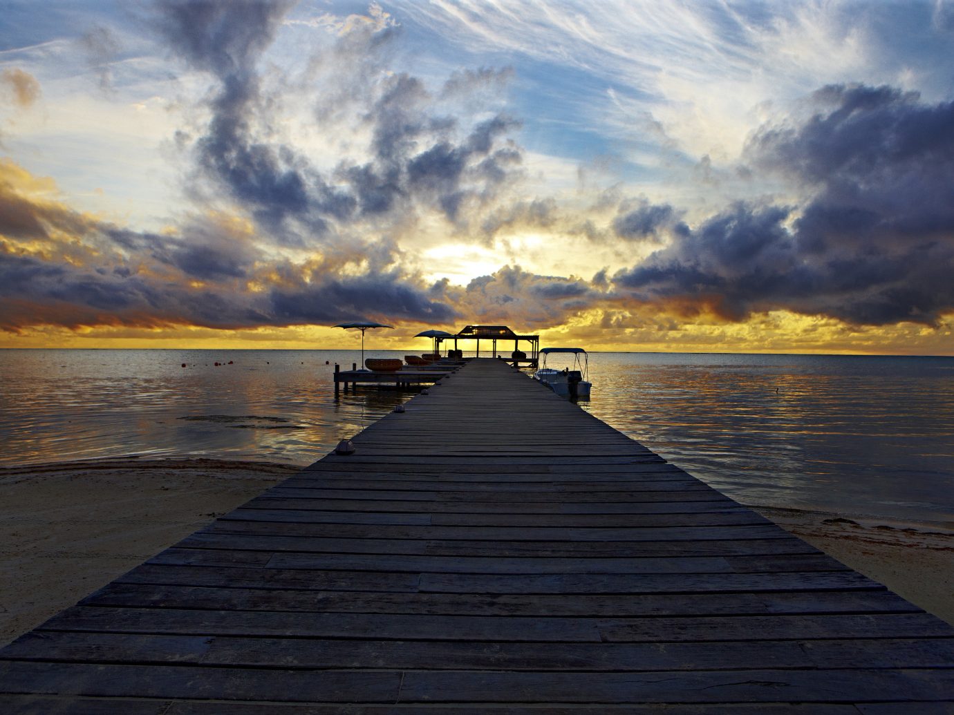 Sunset In Belize