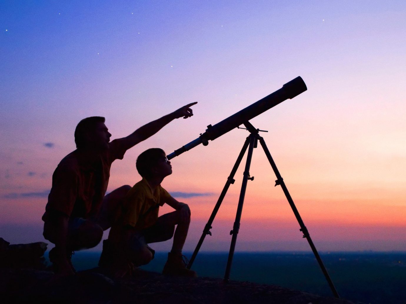 Budget sky outdoor telescope atmosphere of earth silhouette Sunset Sun Sea sunrise dusk distance