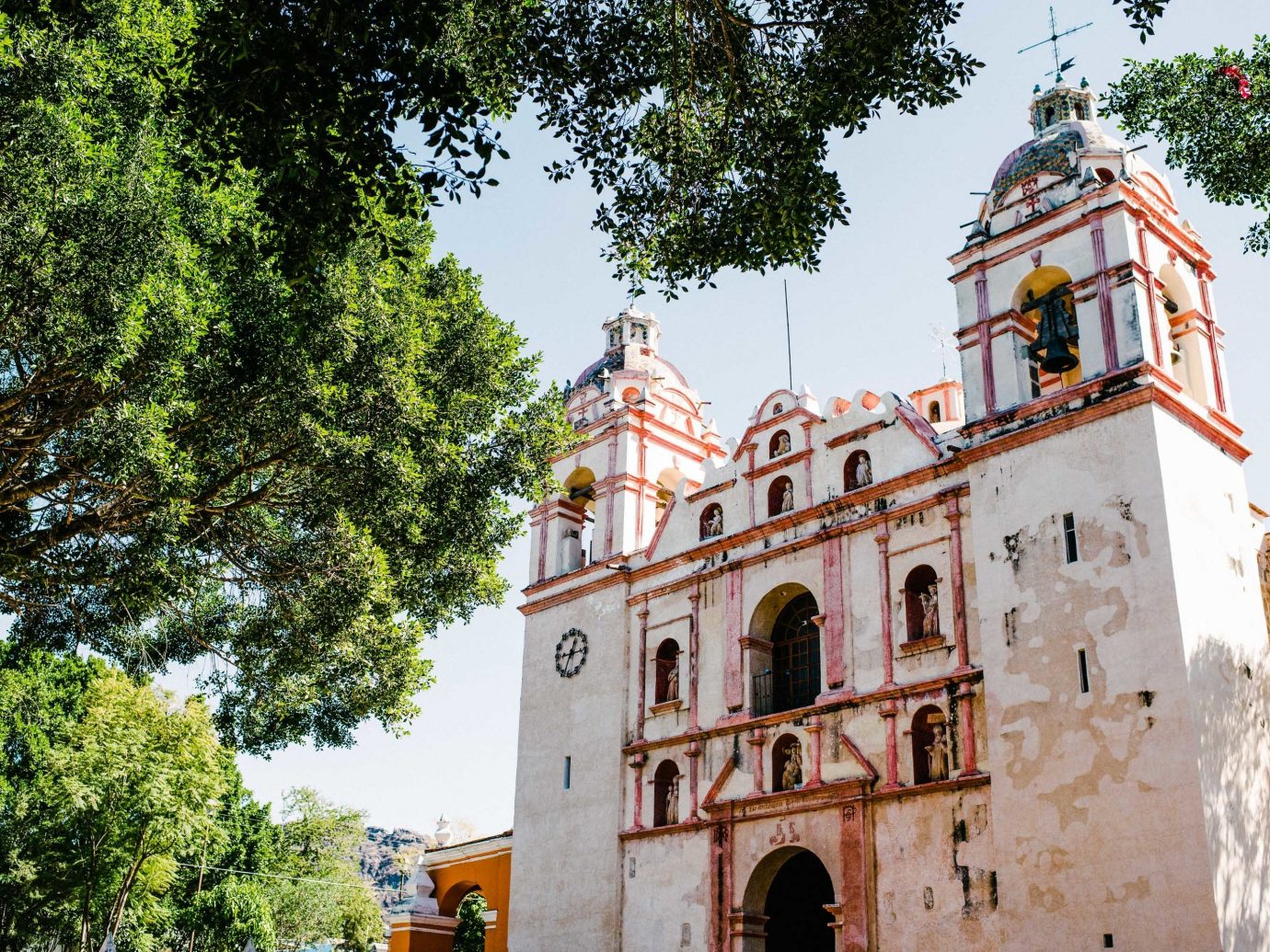 Arts + Culture Mexico Oaxaca Trip Ideas building sky historic site château tree tourist attraction palace facade monastery tourism hacienda medieval architecture place of worship estate City Church