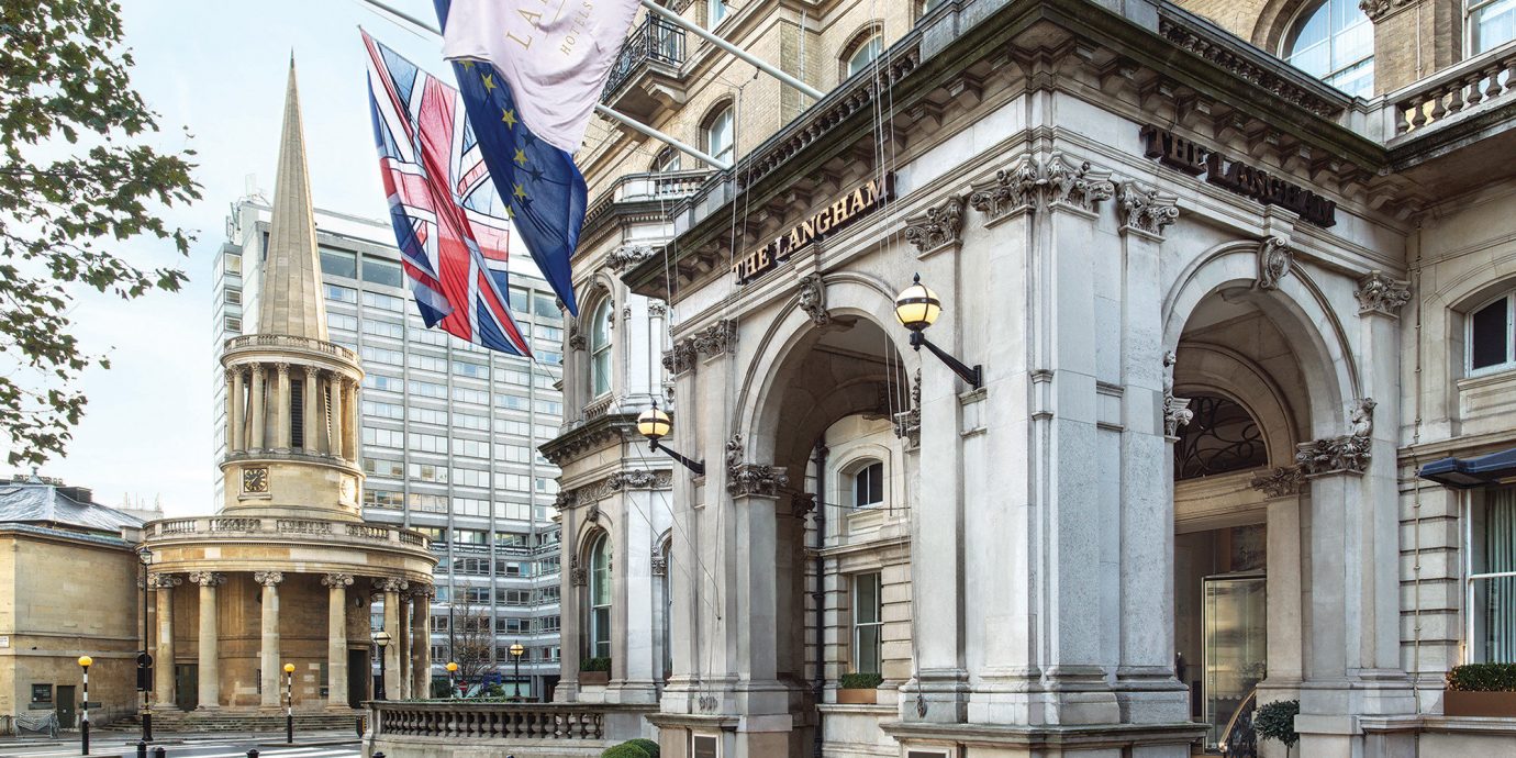 Hotels London Luxury Travel building outdoor landmark classical architecture arch palace facade metropolitan area statue metropolis City window mansion medieval architecture stone