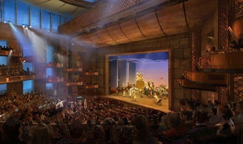 Jetsetter Guides indoor ceiling stage musical theatre screenshot audience auditorium crowd