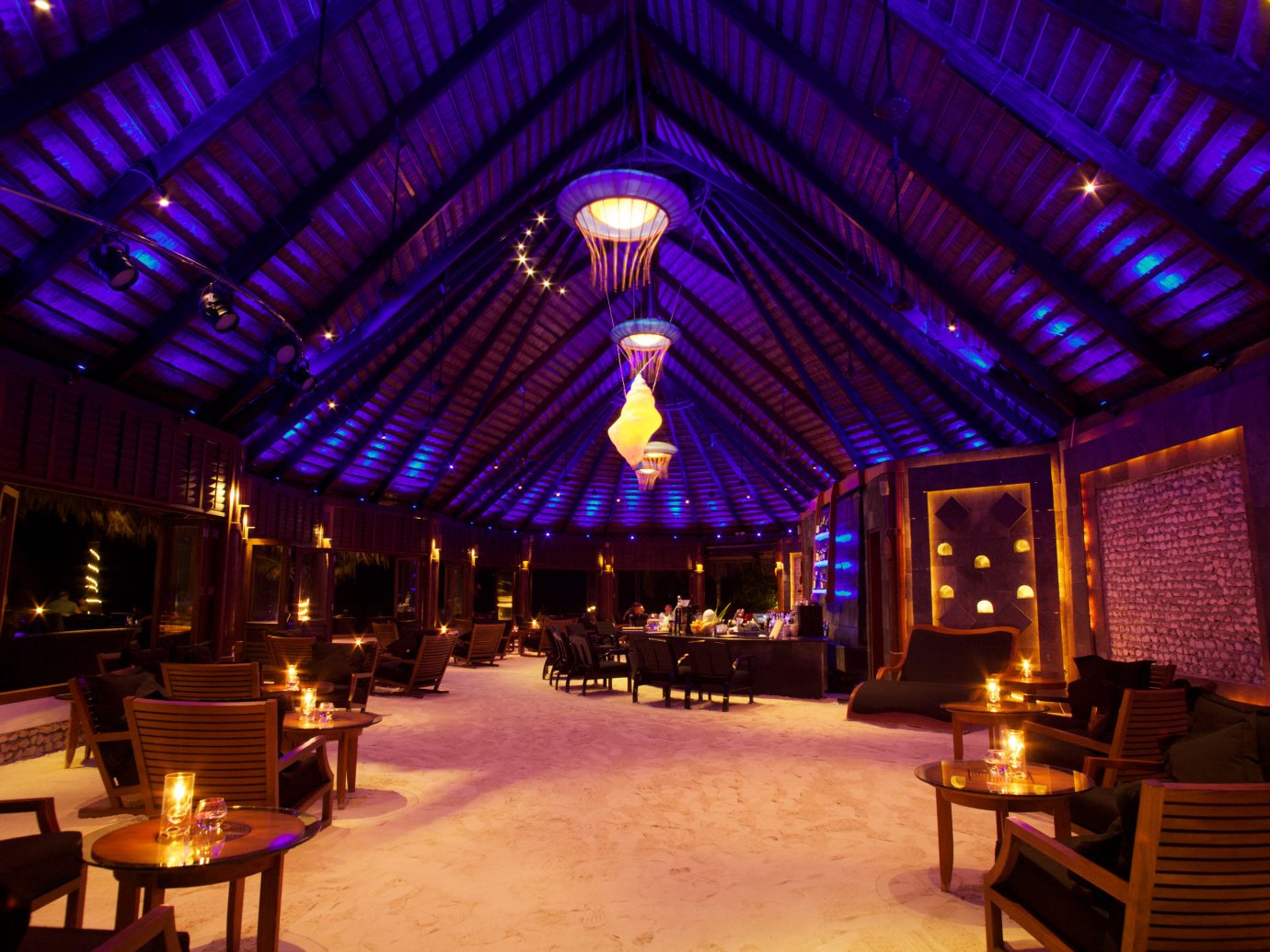 All-Inclusive Resorts Hotels indoor ceiling night Resort lighting nightclub estate restaurant several