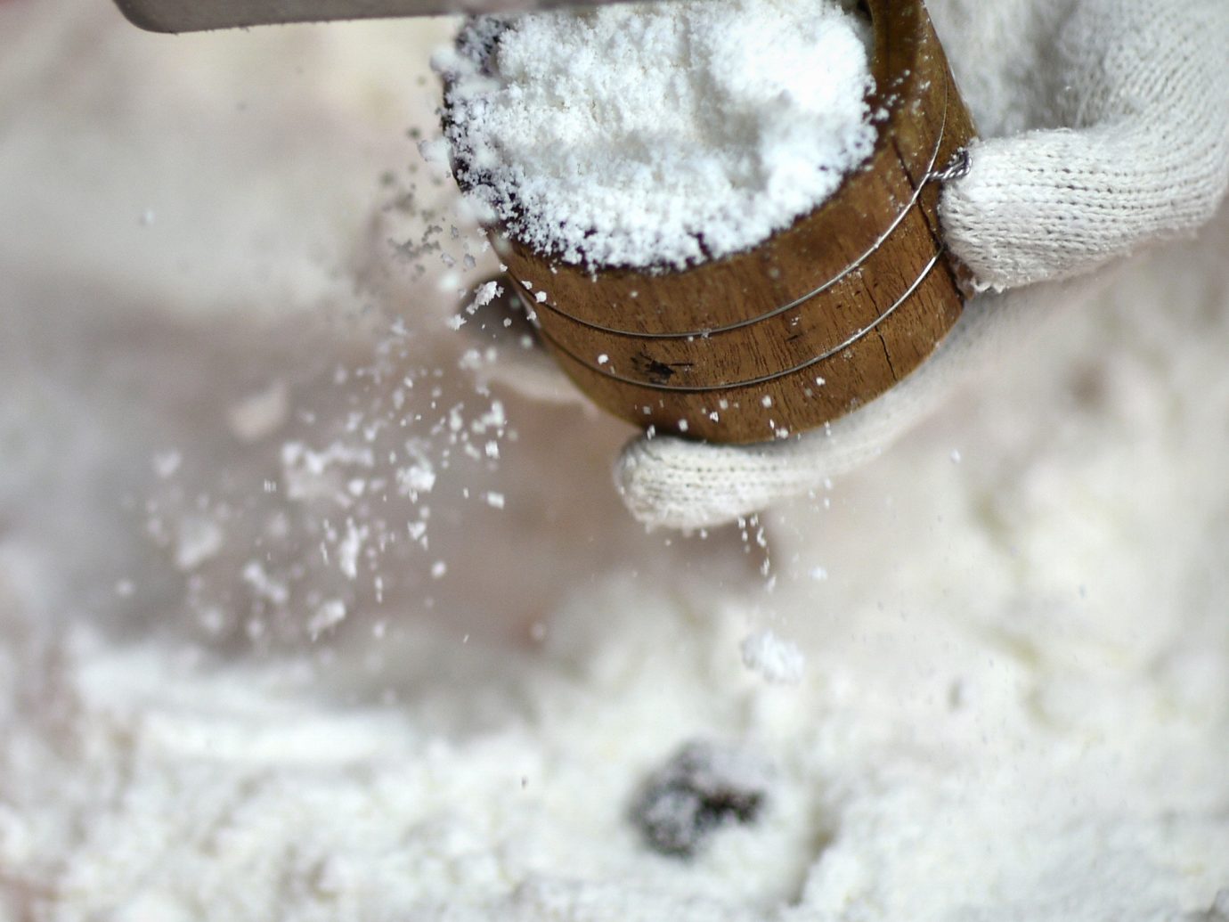 Trip Ideas white snow Winter close up coconut hand food icing flavor sugar macro photography material baking