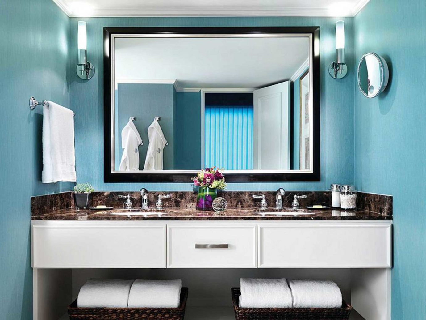 Bath Classic Hotels Living Luxury Resort indoor bathroom wall room mirror property sink Kitchen home cabinetry interior design estate Design living room