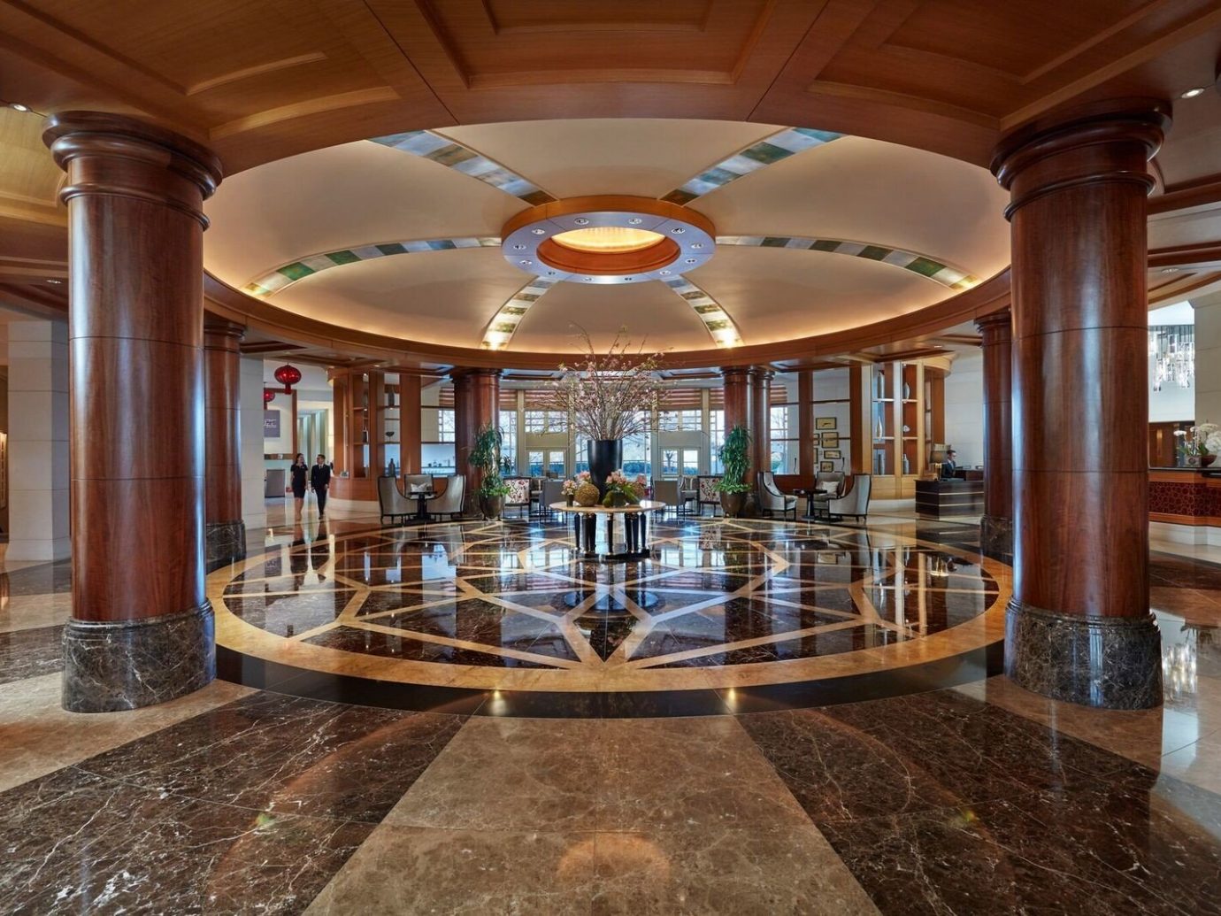 Hotels ceiling indoor Lobby building estate interior design real estate hall furniture