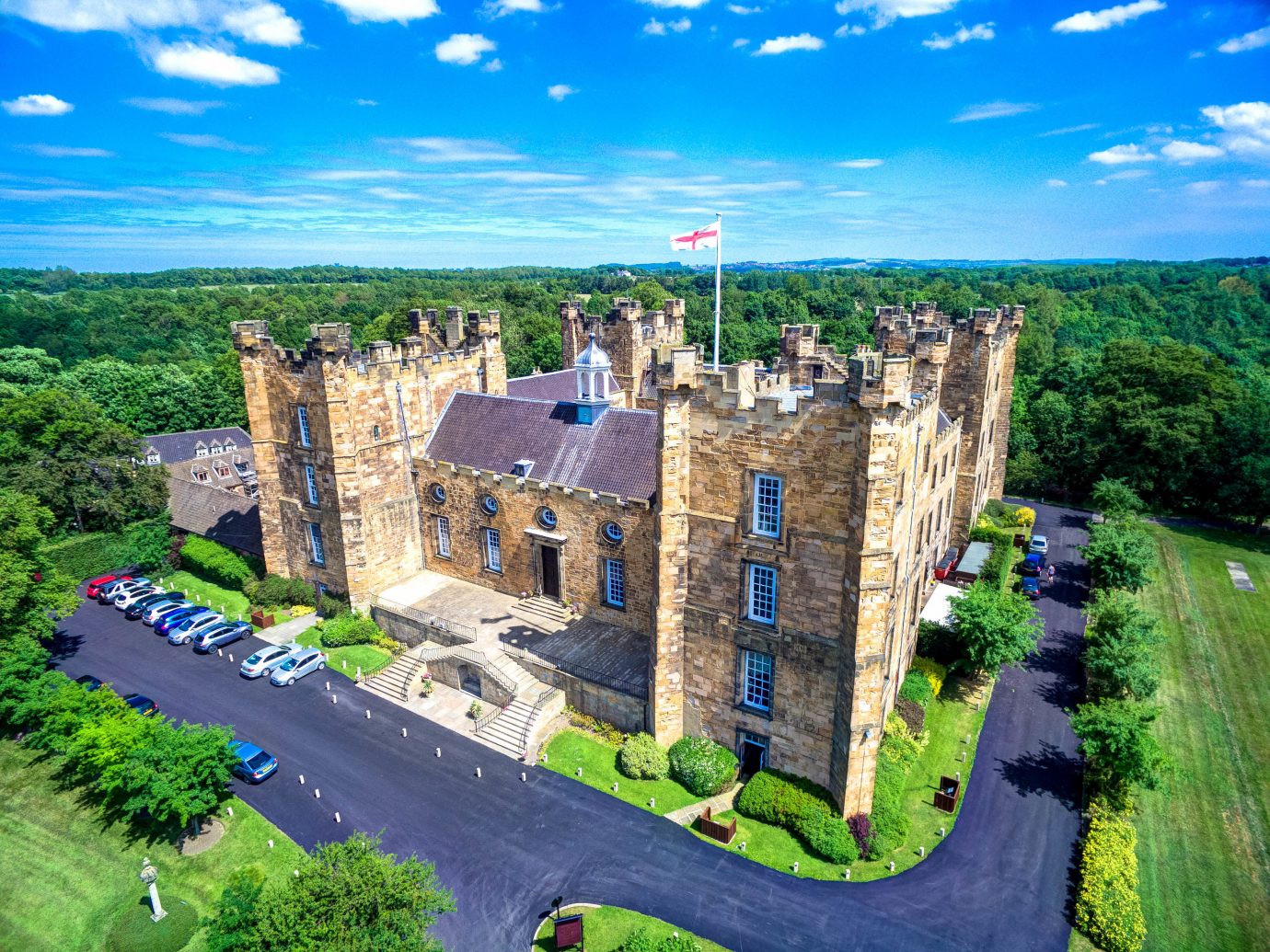 Hotels sky grass outdoor historic site landmark archaeological site castle building estate Ruins tourism fortification vacation château aerial photography canyon mansion terrain