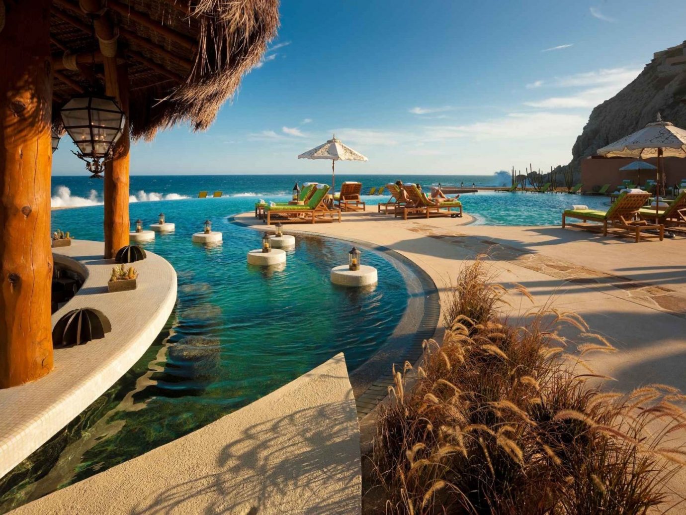 Infinity Pool At The Resort At Pedregal In Mexico
