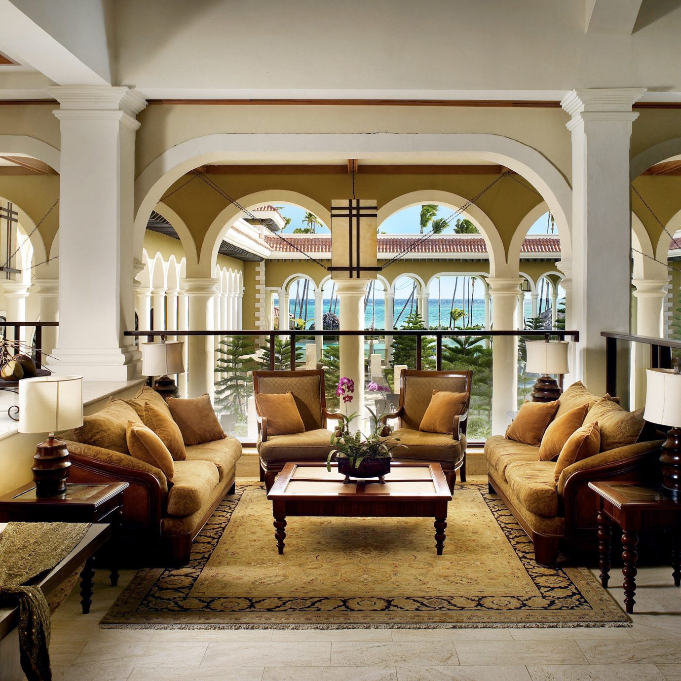 All-inclusive Family Hotels Lounge Luxury Resort Romantic sofa property living room home mansion Lobby condominium Villa porch