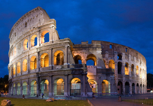 landmark building Architecture night ancient rome ancient roman architecture ancient history basilica palace arch