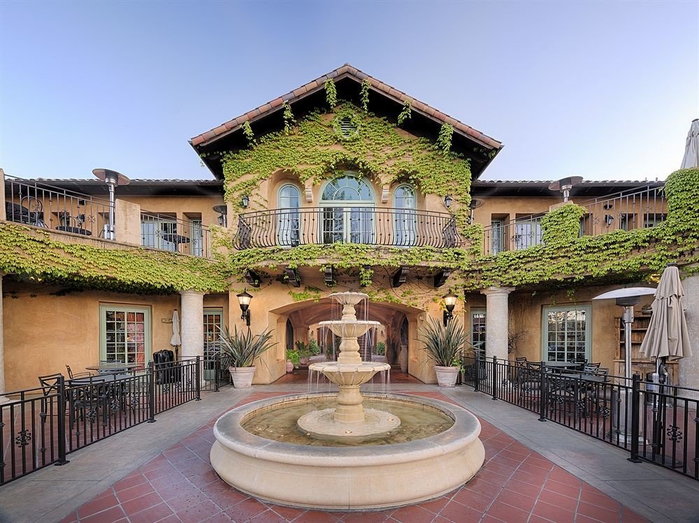 Classic Courtyard Exterior Honeymoon Romance Romantic Rustic sky building property mansion house palace Architecture home Villa hacienda stone old walkway