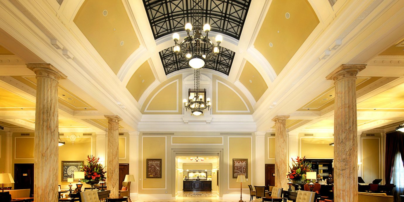 Classic Family Lobby Lounge Resort building Architecture lighting shopping mall hall convention center ballroom mansion colonnade