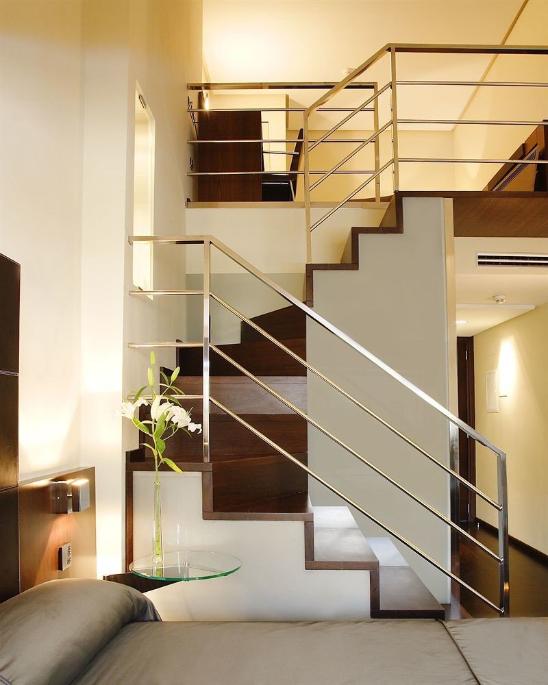 stairs property handrail Architecture hardwood home daylighting loft living room professional