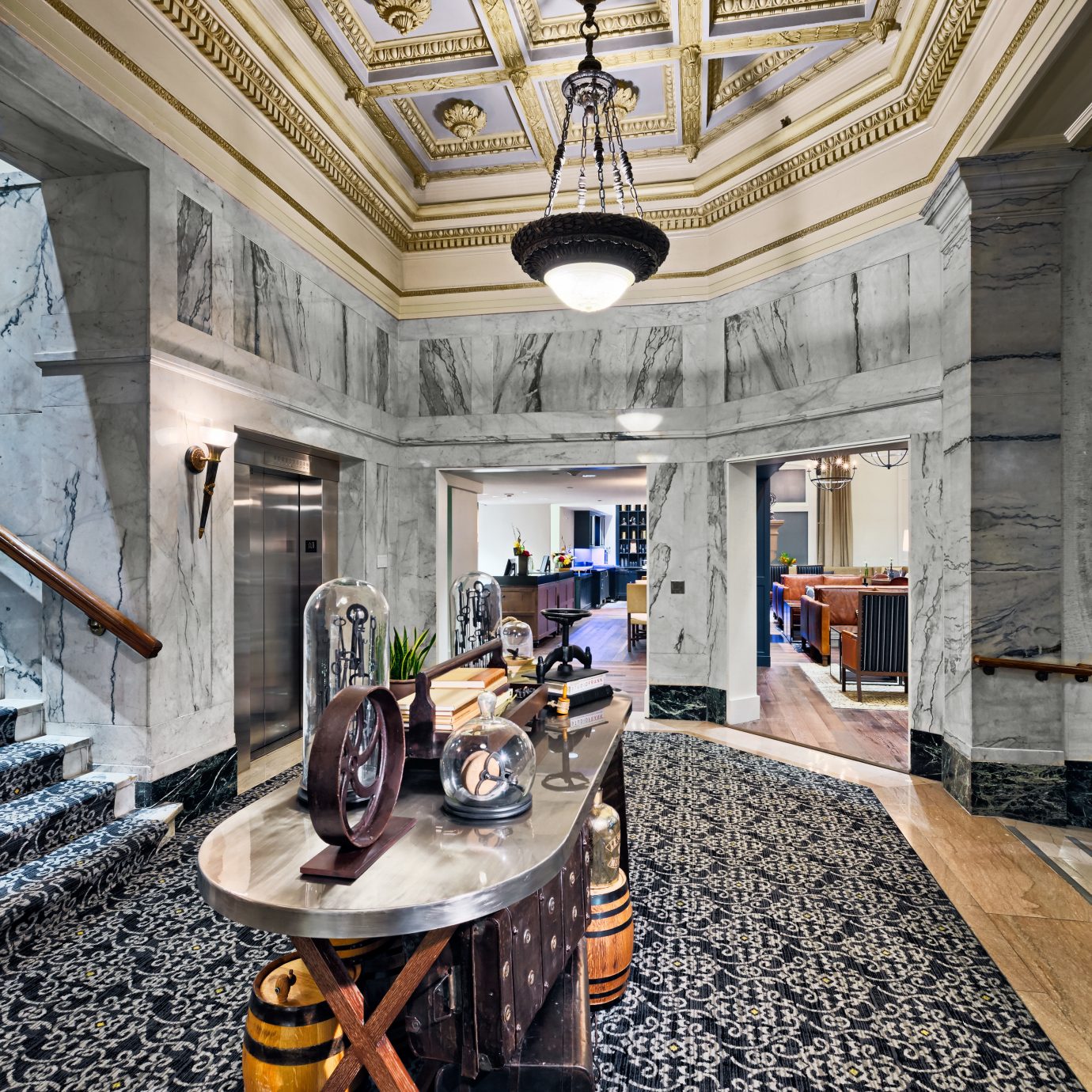 Architecture Historic Lobby Modern flooring home mansion tourist attraction stone