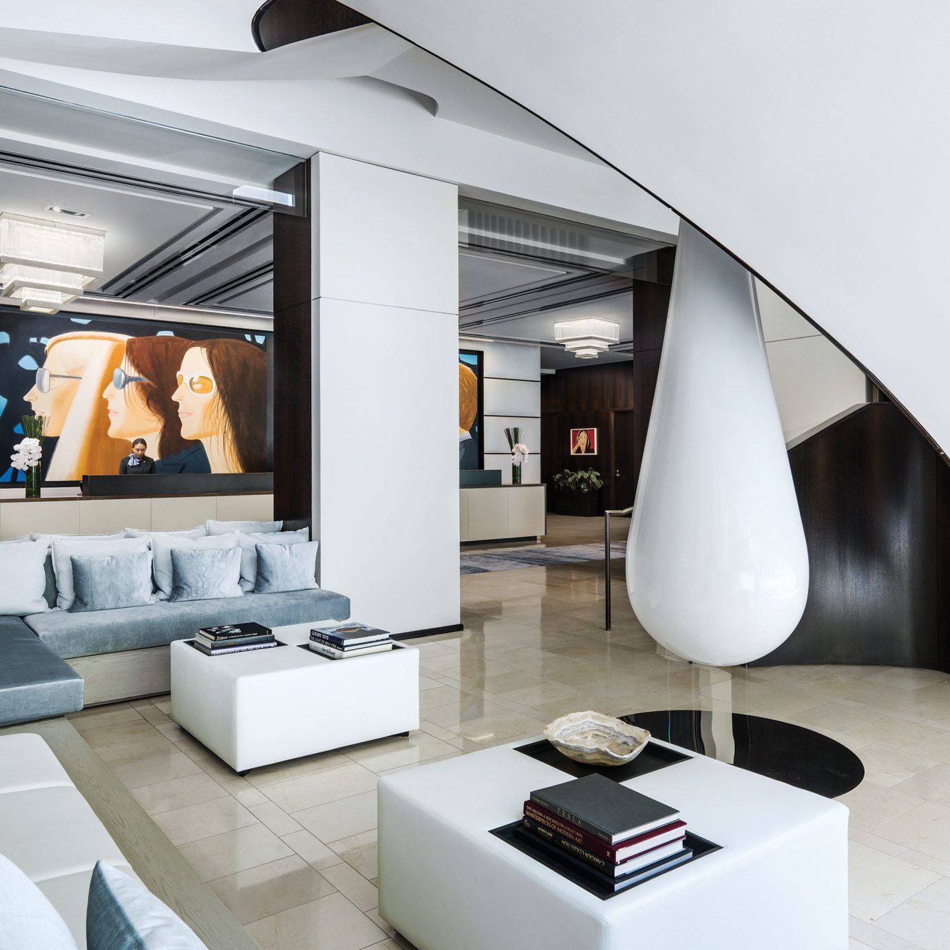 living room Architecture white home professional loft Modern