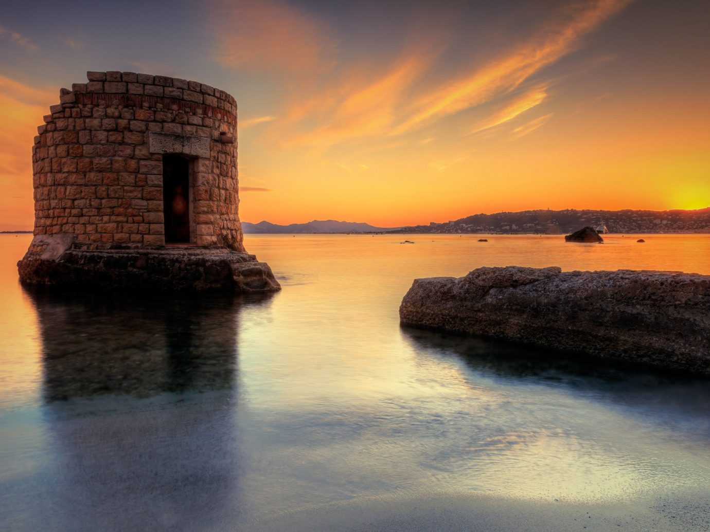 Antibes Southern France Sunset