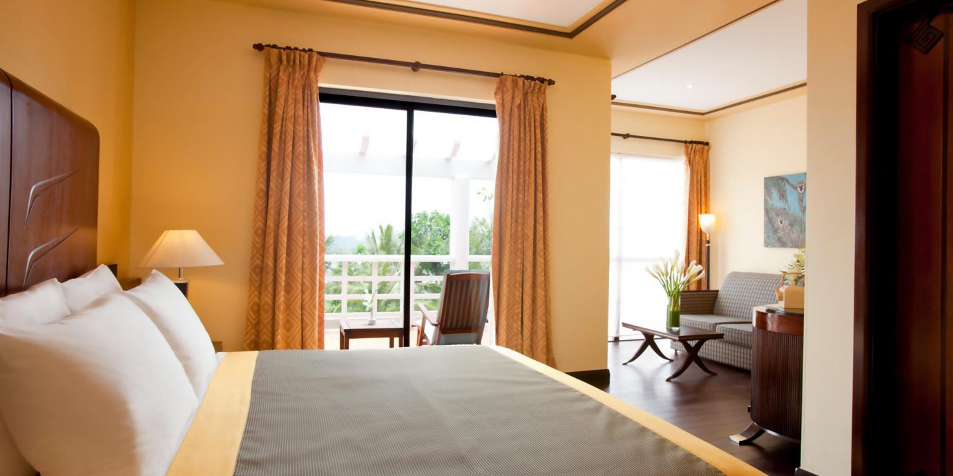 Balcony Bedroom Elegant Modern property Suite Resort pillow Villa cottage nice condominium lamp