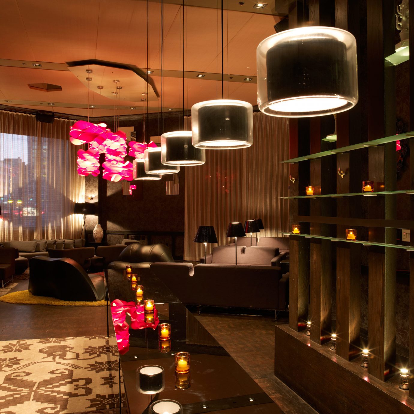 City Hip Lounge restaurant Bar lighting light Lobby