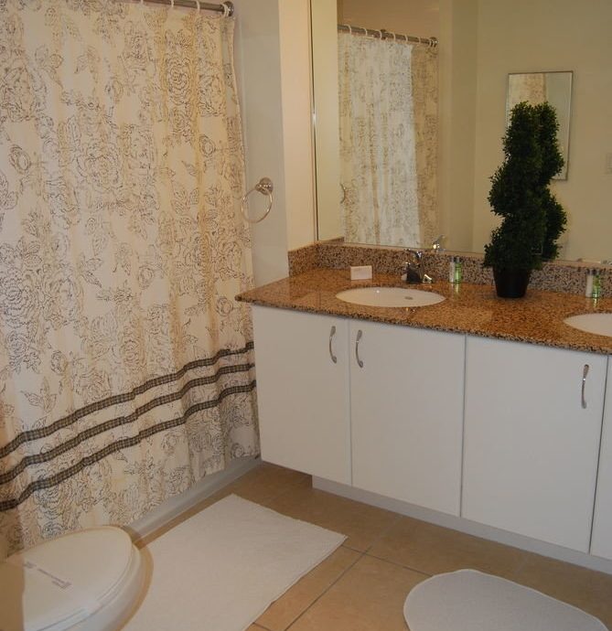 bathroom property home cottage flooring Bath tiled
