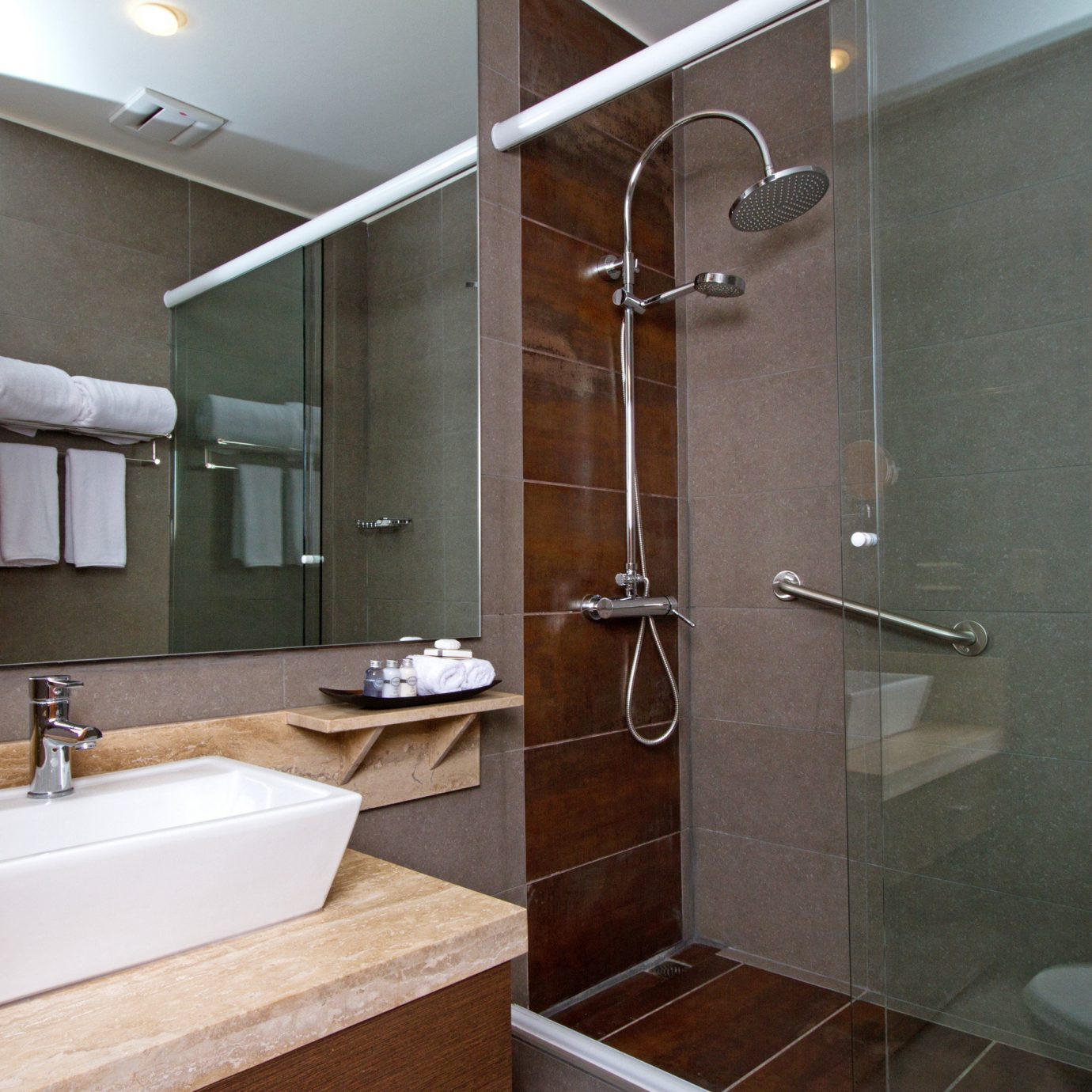 Bath Boutique Modern bathroom property sink toilet home plumbing fixture Suite cottage tile tiled