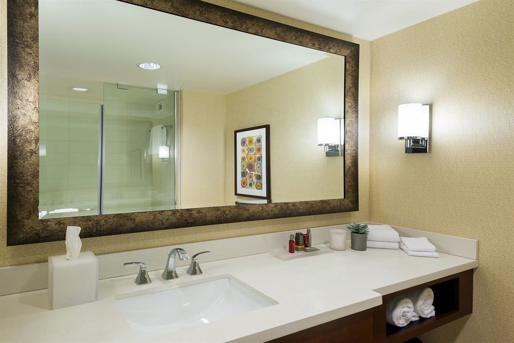 Bath Resort bathroom sink mirror property counter Suite home vanity clean